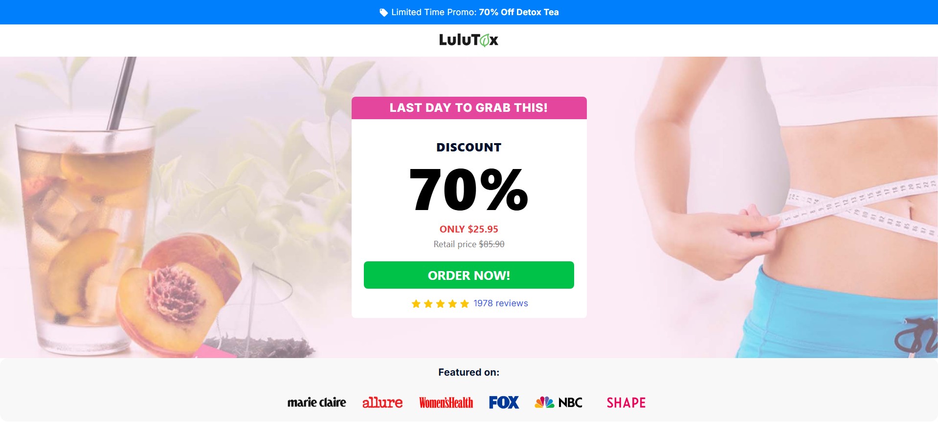 Lulutox Detox Tea (ลูลูท็อกซ์ ดีท็อกซ์ ที)