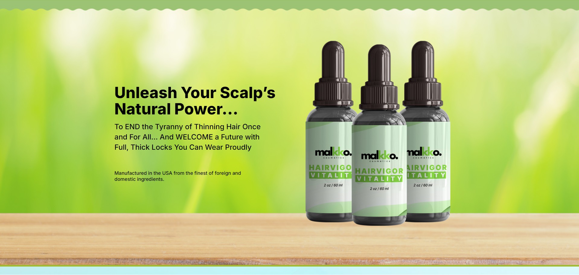 Malkko (มัลคโค) HairVigor Vitality (แฮร์วิโกร ไวทาลิตี้)