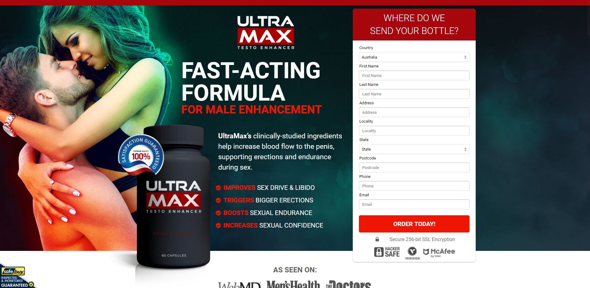 Ultra Max Testo Enhancer (อุลตร้า แมกซ์ เทสโต เอนแชนเซอร์)